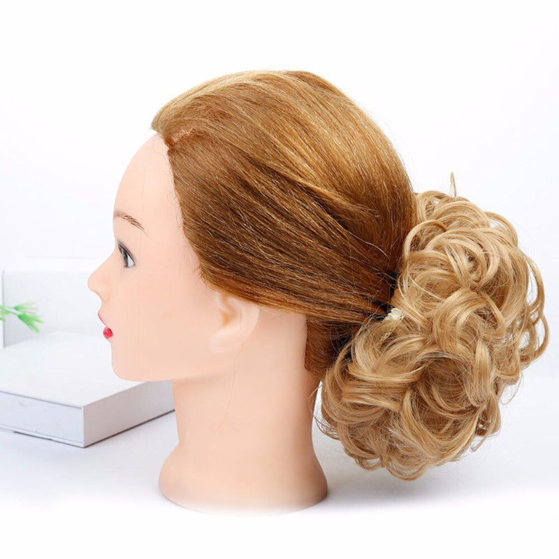 Women's Curly Wig Brown High-Temperature Fiber 3