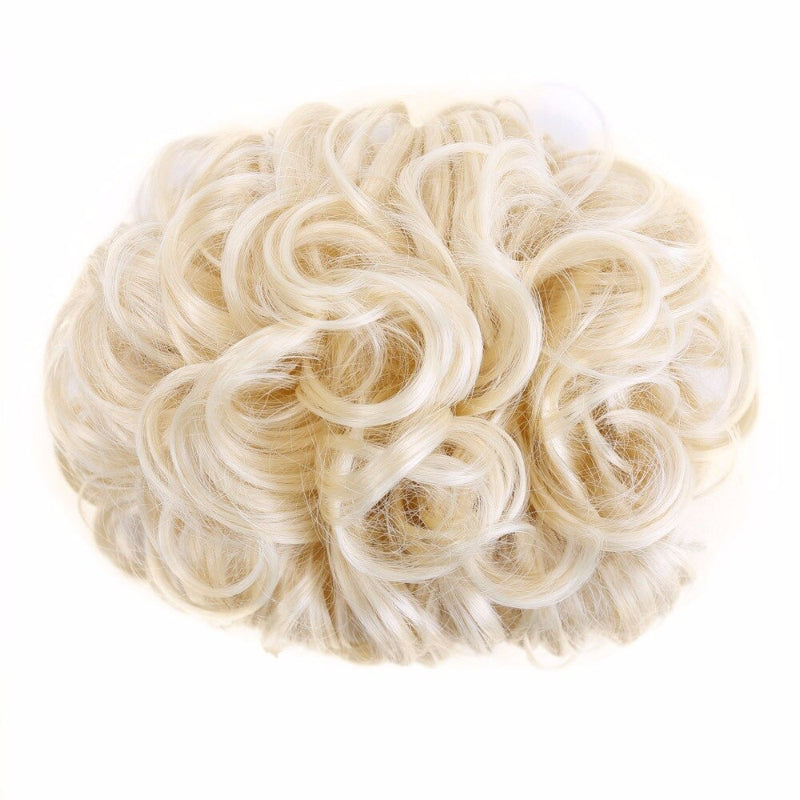 Women's Curly Wig Brown High-Temperature Fiber 4