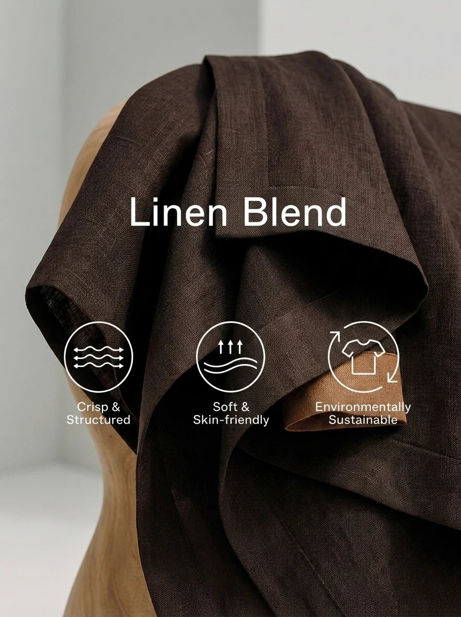 Women's Contrast-Trim Cropped Trouser Set – product view | Hensley London