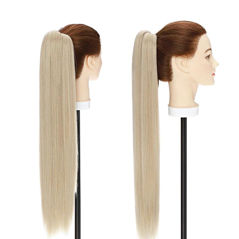 Women's Extra Long Ponytail Hair Extensions Brown High-Temperature Fiber 0