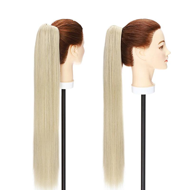 Women's Extra Long Ponytail Hair Extensions Brown High-Temperature Fiber 4