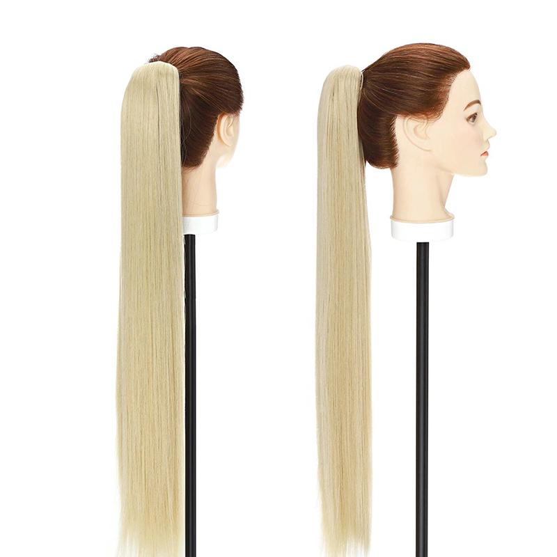 Women's Extra Long Ponytail Hair Extensions Brown High-Temperature Fiber 5
