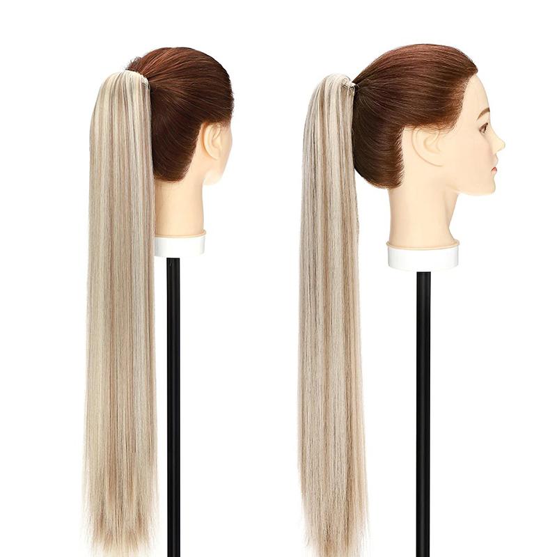 Women's Extra Long Ponytail Hair Extensions Brown High-Temperature Fiber 6