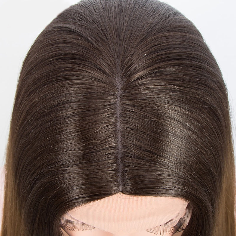 Women's Extra Long Straight Wig Black Heat-Resistant Fiber 4