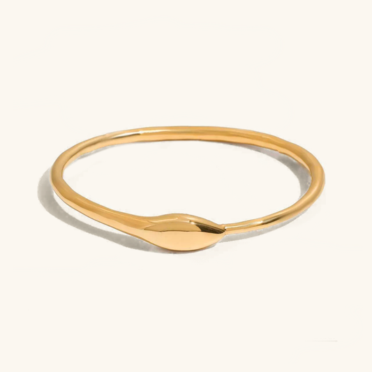 Women's Gold Bangle Minimalist Stainless Steel 18k 0
