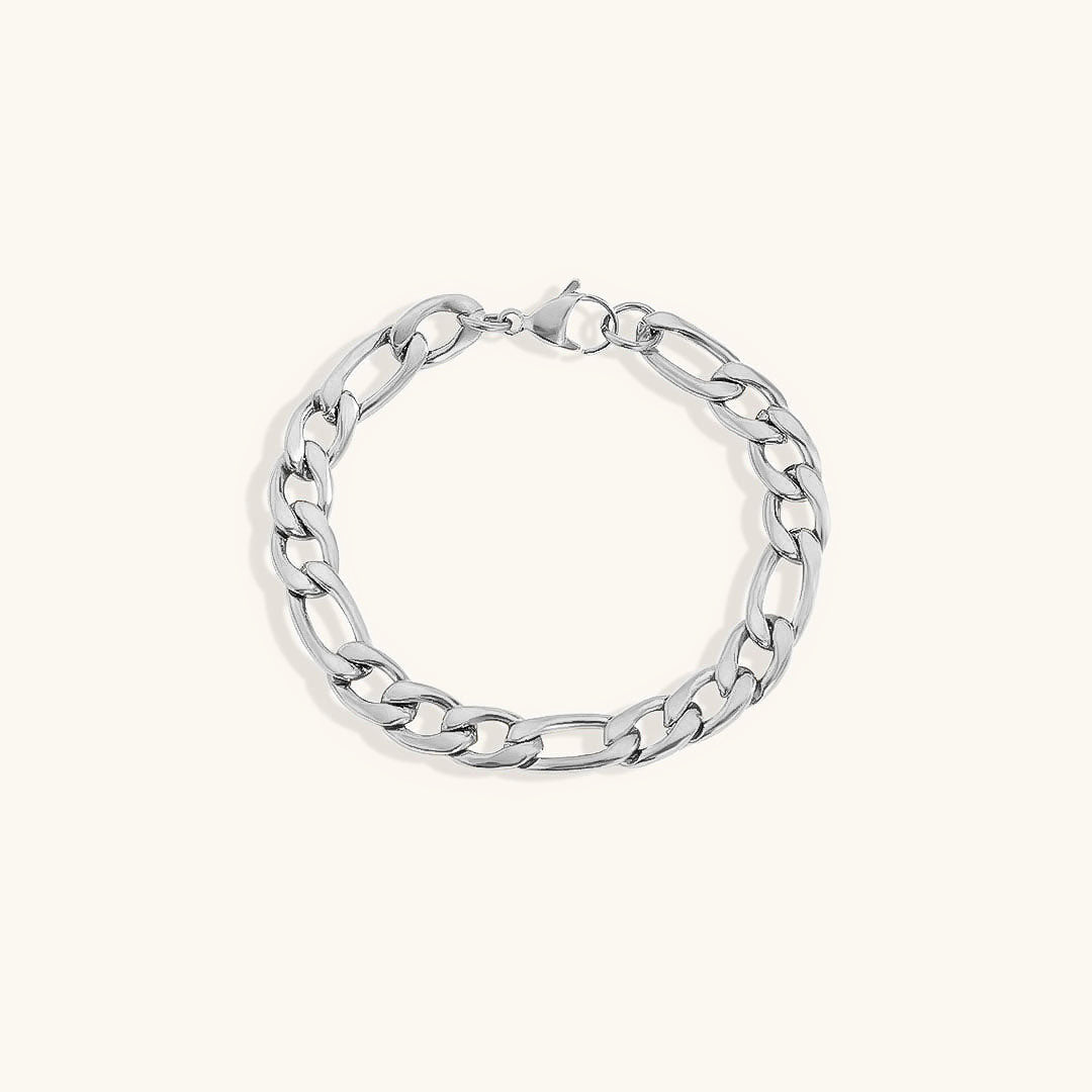Women's Gold Chain Bracelet Stainless Steel-Plated 14k Gold 18