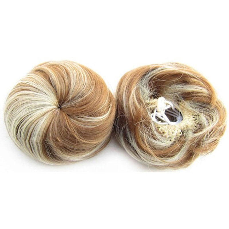 Women's Hair Bun Extension Brown High-Temperature Fiber 19