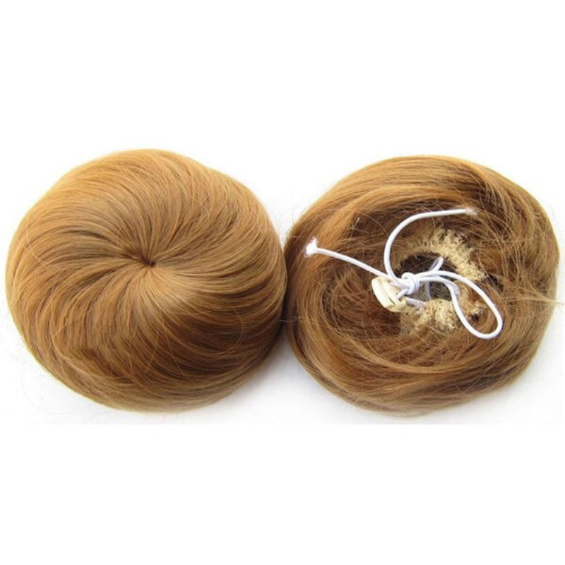 Women's Hair Bun Extension Brown High-Temperature Fiber 22