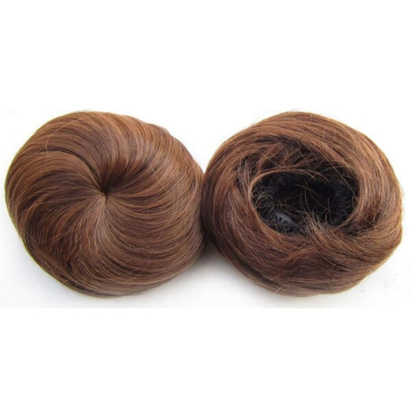 Women's Hair Bun Extension Brown High-Temperature Fiber 9