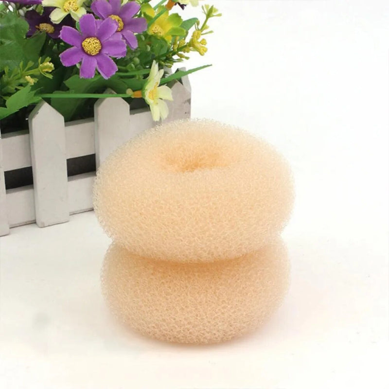Women's Hair Bun Maker Black Cloth 1