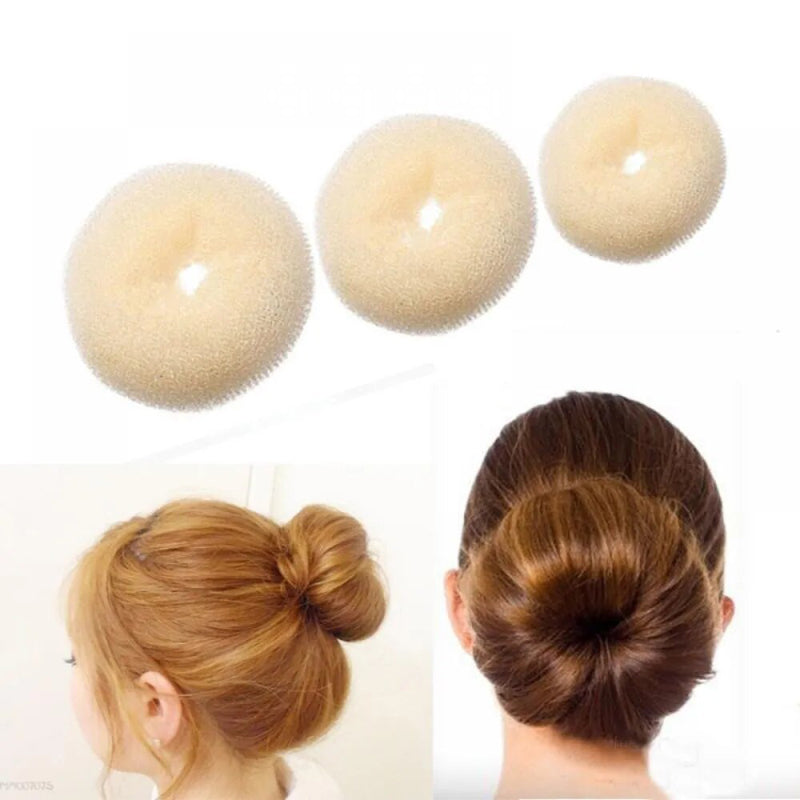 Women's Hair Bun Maker Black Cloth 2