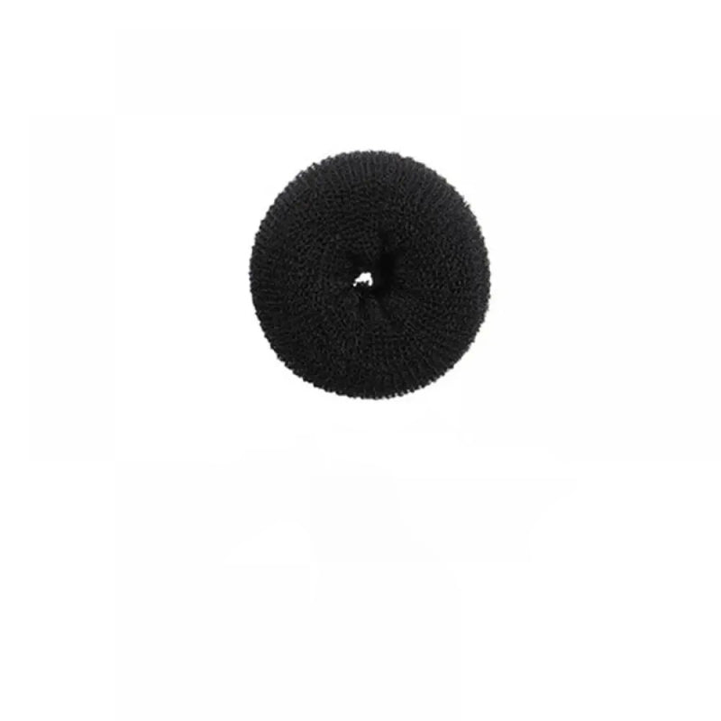 Women's Hair Bun Maker Black Cloth 8