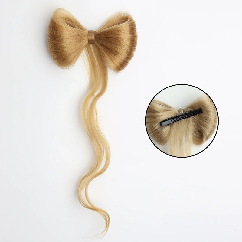 Women's Hair Extension Natural Wave Brown Clip-In Ponytail 10