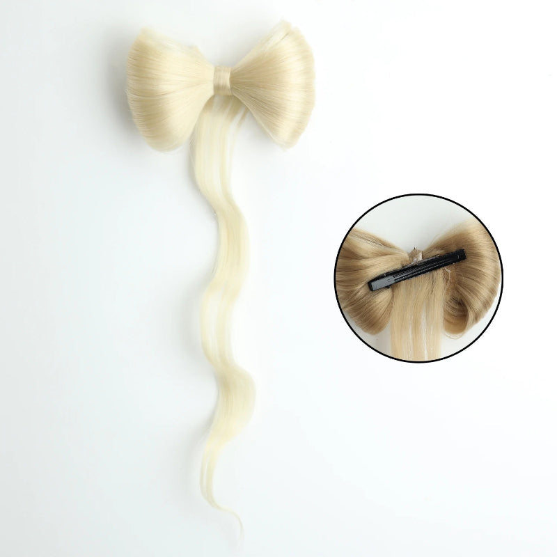 Women's Hair Extension Natural Wave Brown Clip-In Ponytail 11