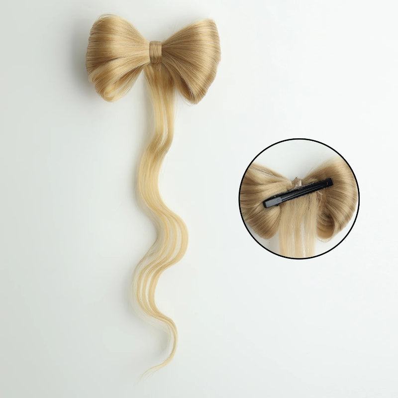 Women's Hair Extension Natural Wave Brown Clip-In Ponytail 9