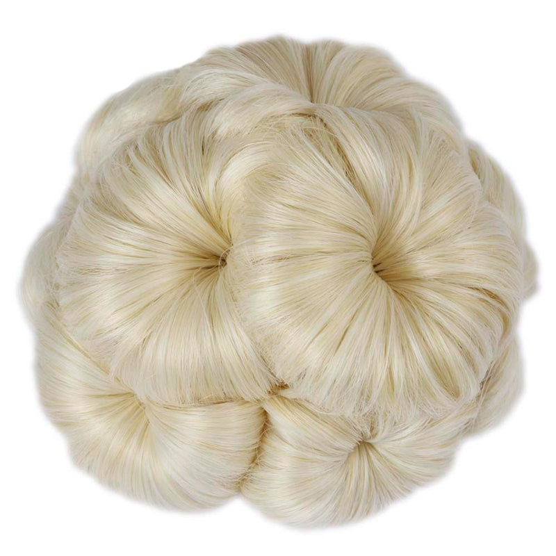 Women’s Hair Extensions Flower Shape Synthetic Hair Bun 12