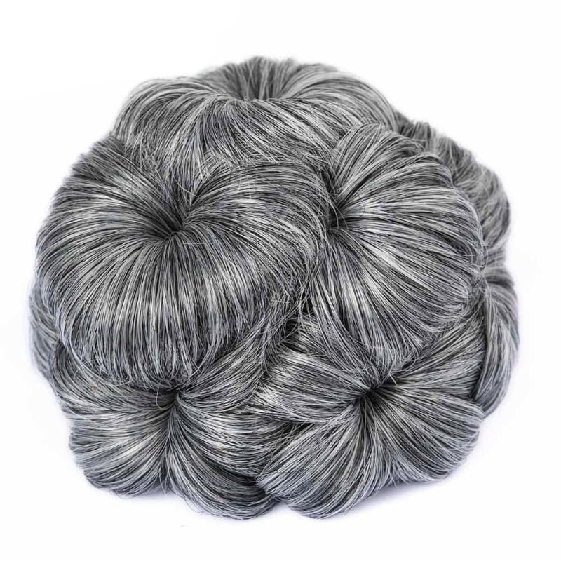 Women's Hair Extensions Flower Shape Synthetic Hair Bun Scrunchie 9