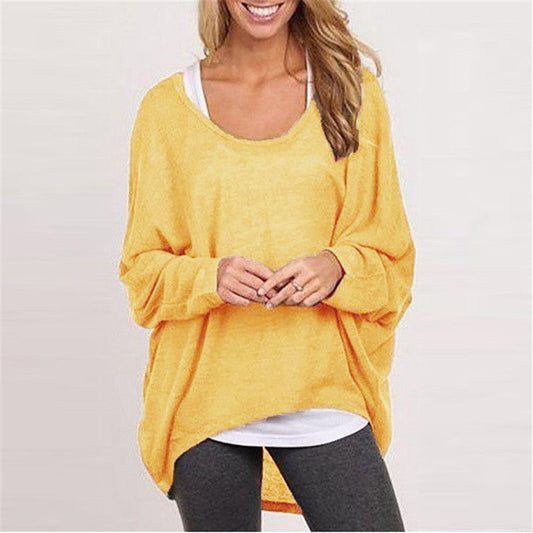 Womens Oversized Knit Sweater - Tunic Length Long Sleeve Casual Top 2