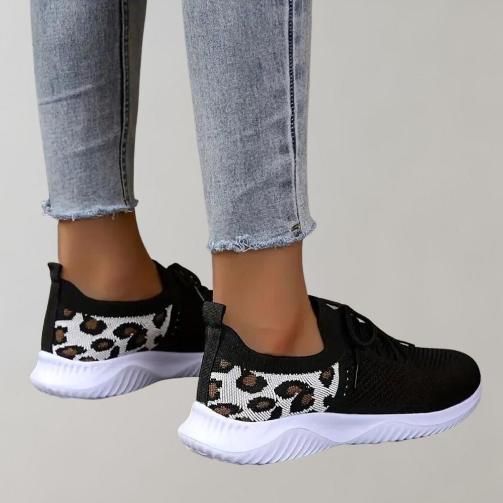 Women's Lightweight Breathable Knitted Mesh Sneakers with Lace-Up Design – Best Walking Shoes for Women, Casual Everyday Footwear 2