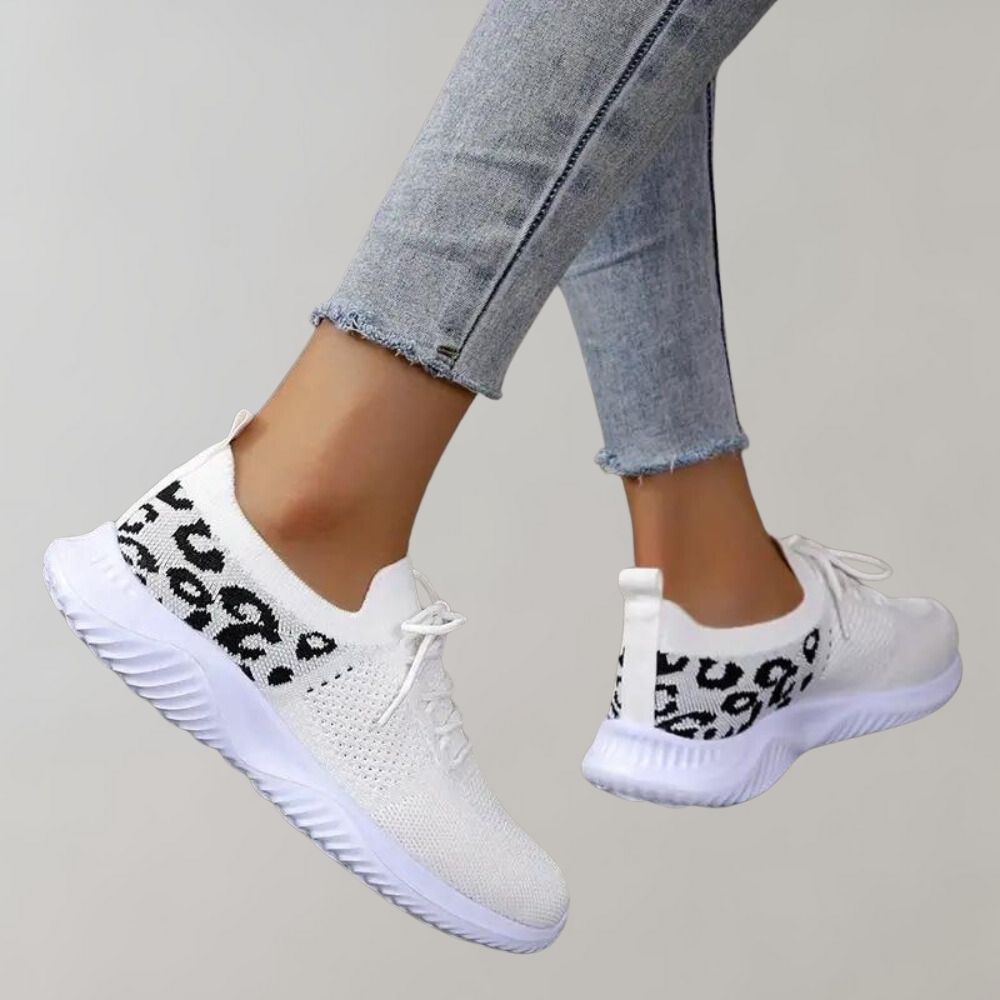 Women's Lightweight Breathable Knitted Mesh Sneakers with Lace-Up Design – Best Walking Shoes for Women, Casual Everyday Footwear 5