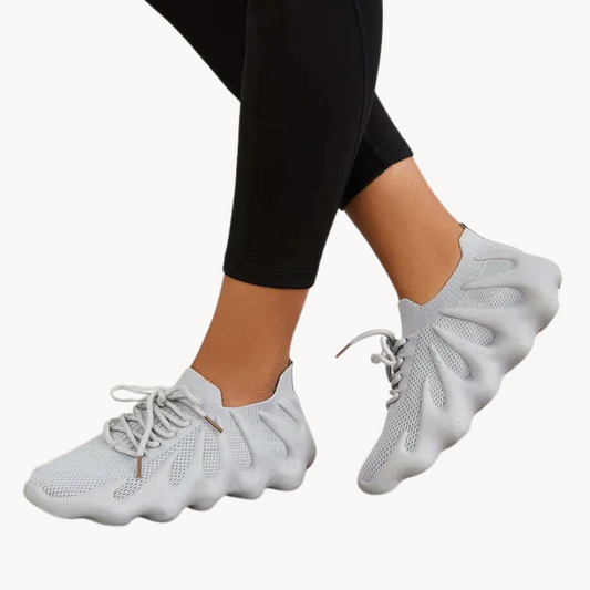 Women's Lightweight Breathable Sneakers with Cushioned Sole and Lace-Up Design 1