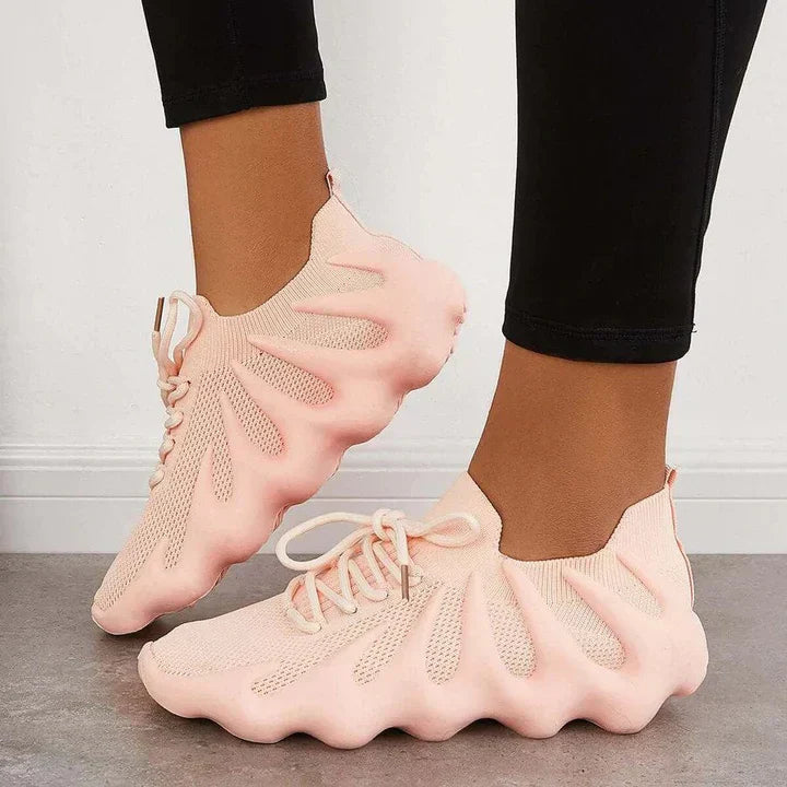 Women's Lightweight Breathable Sneakers with Cushioned Sole and Lace-Up Design 7