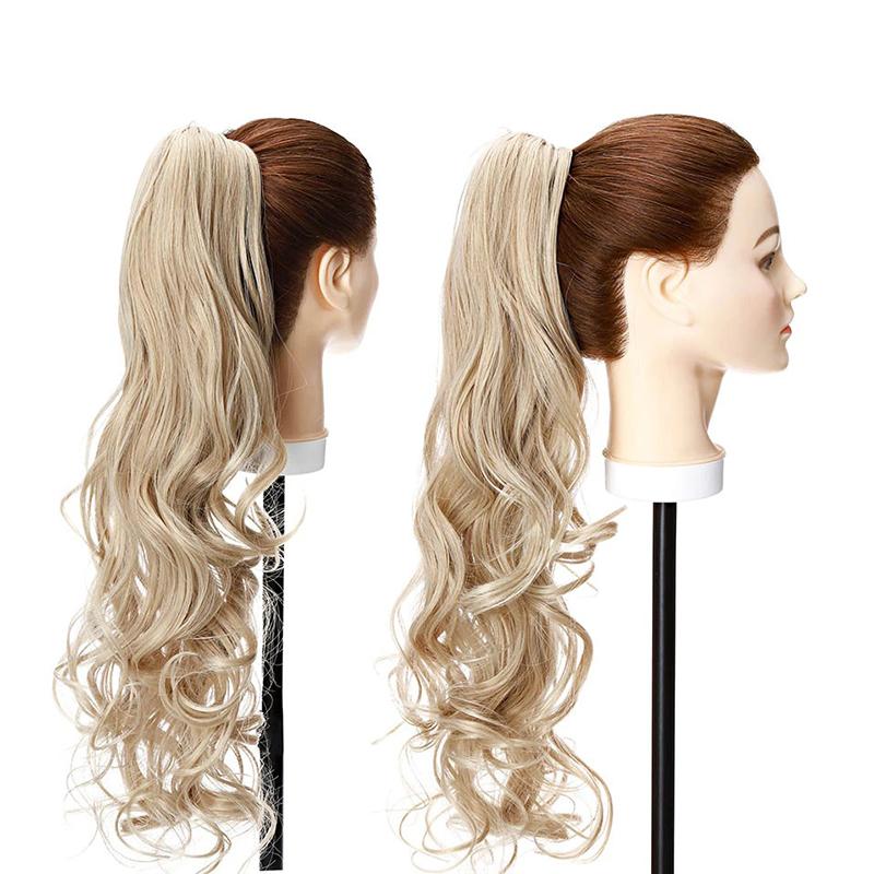 Women's Long Wavy Ponytail Hair Extensions Clip-In High-Temperature Fiber 0