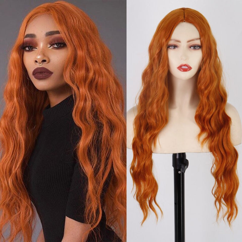Women's Long Wavy Wig Heat-Resistant Synthetic Hair 2