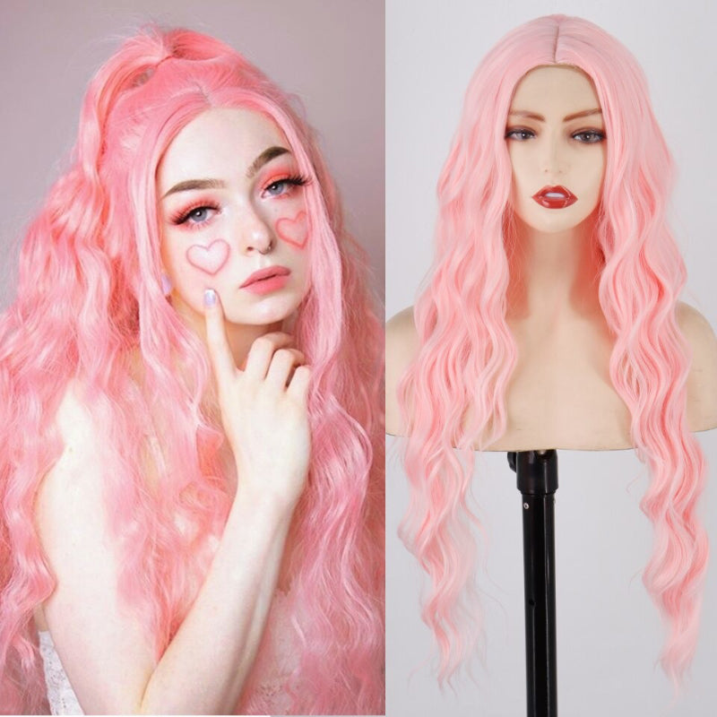 Women's Long Wavy Wig Heat-Resistant Synthetic Hair 3