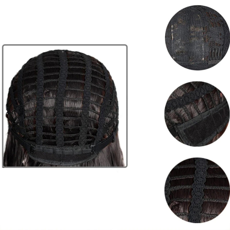 Women's Long Wig Blonde High-Temperature Fiber 1