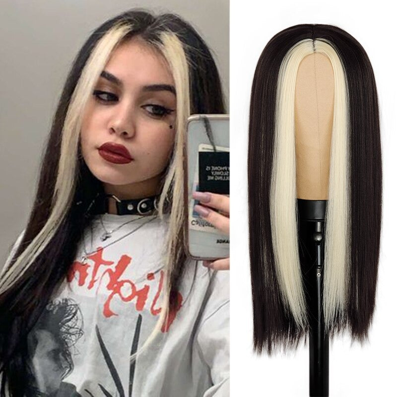 Women's Long Wig Blonde High-Temperature Fiber 3