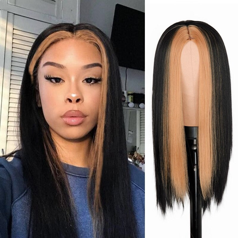 Women's Long Wig Blonde High-Temperature Fiber 6