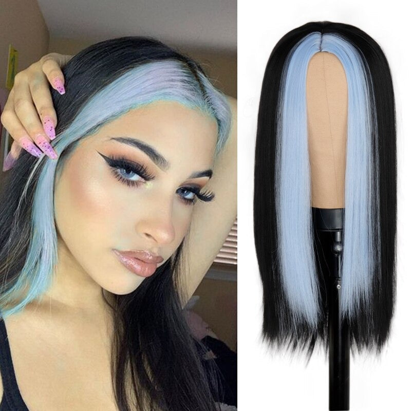 Women's Long Wig Blonde High-Temperature Fiber 7