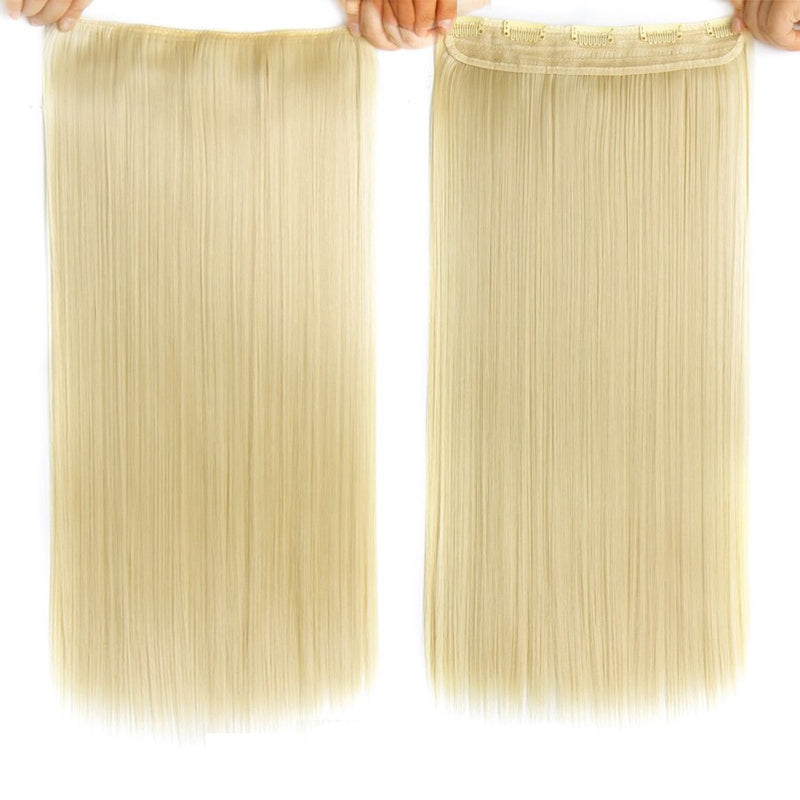 Women's Ombre Clip-In Hair Extensions 22 Inches High-Temperature Fiber 11