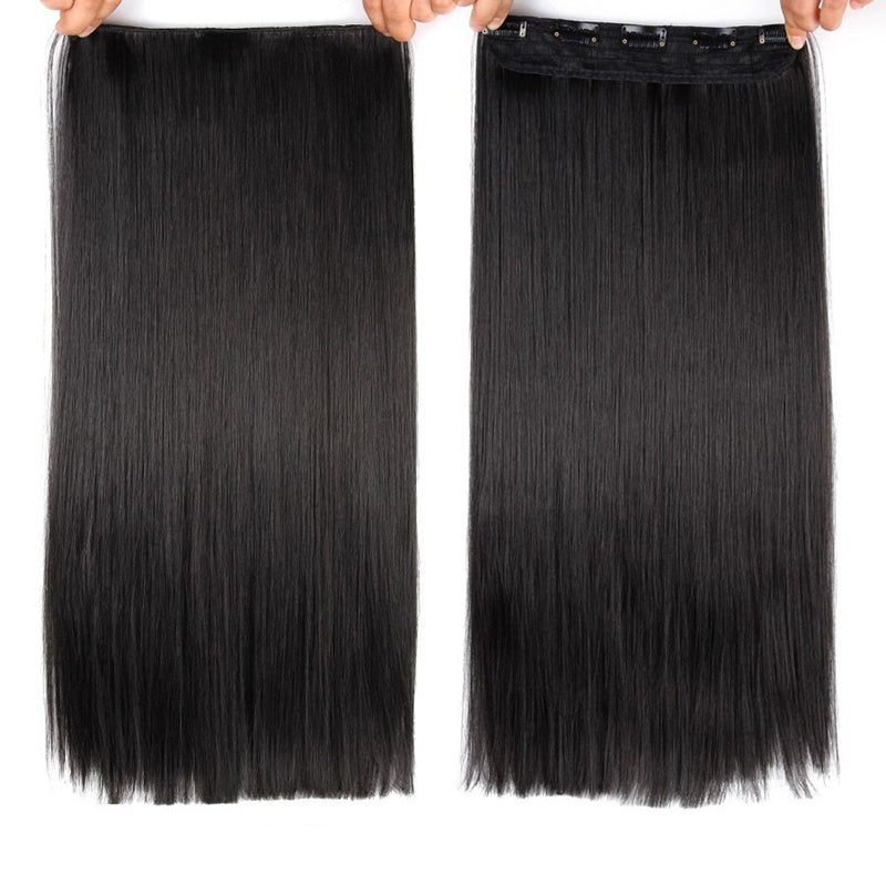 Women's Ombre Clip-In Hair Extensions 22 Inches High-Temperature Fiber 31