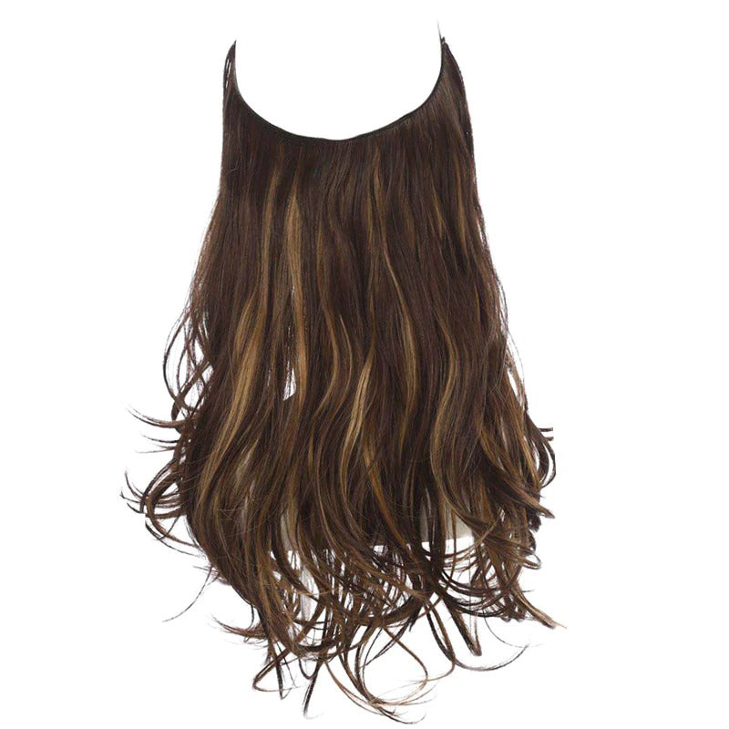 Women's Ombre Hair Wig Extensions Soft Wavy High-Temperature Fiber 0