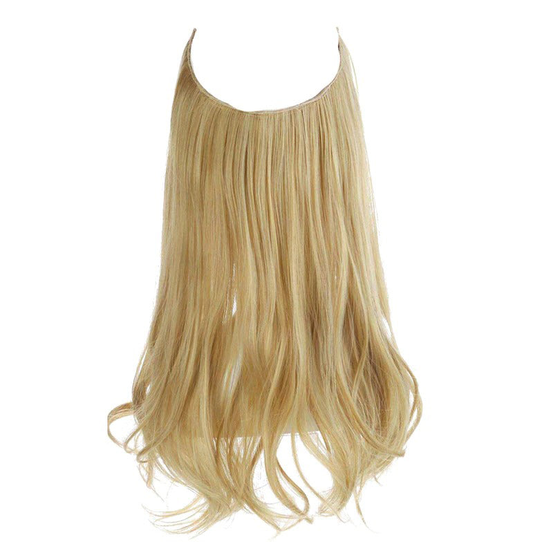 Women's Ombre Hair Wig Extensions Soft Wavy High-Temperature Fiber 10