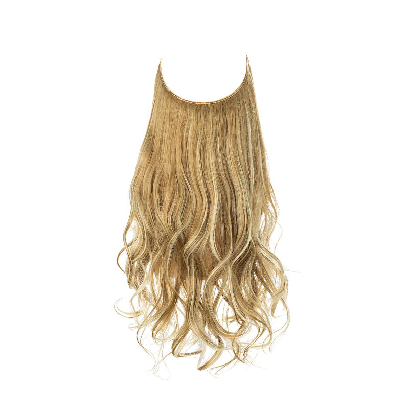 Women's Ombre Hair Wig Extensions Soft Wavy High-Temperature Fiber 12