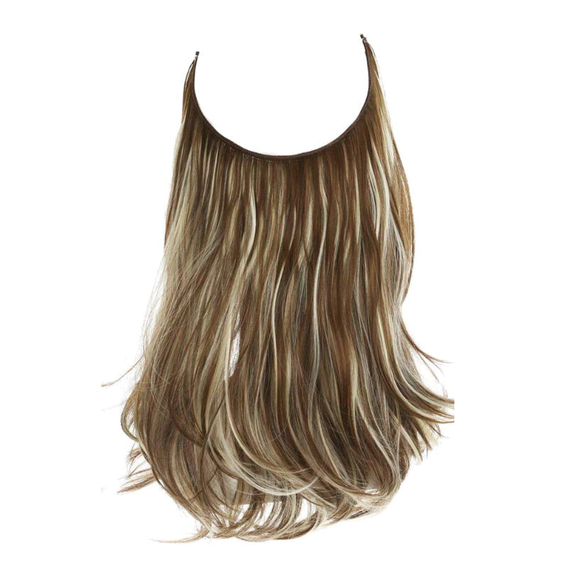 Women's Ombre Hair Wig Extensions Soft Wavy High-Temperature Fiber 14