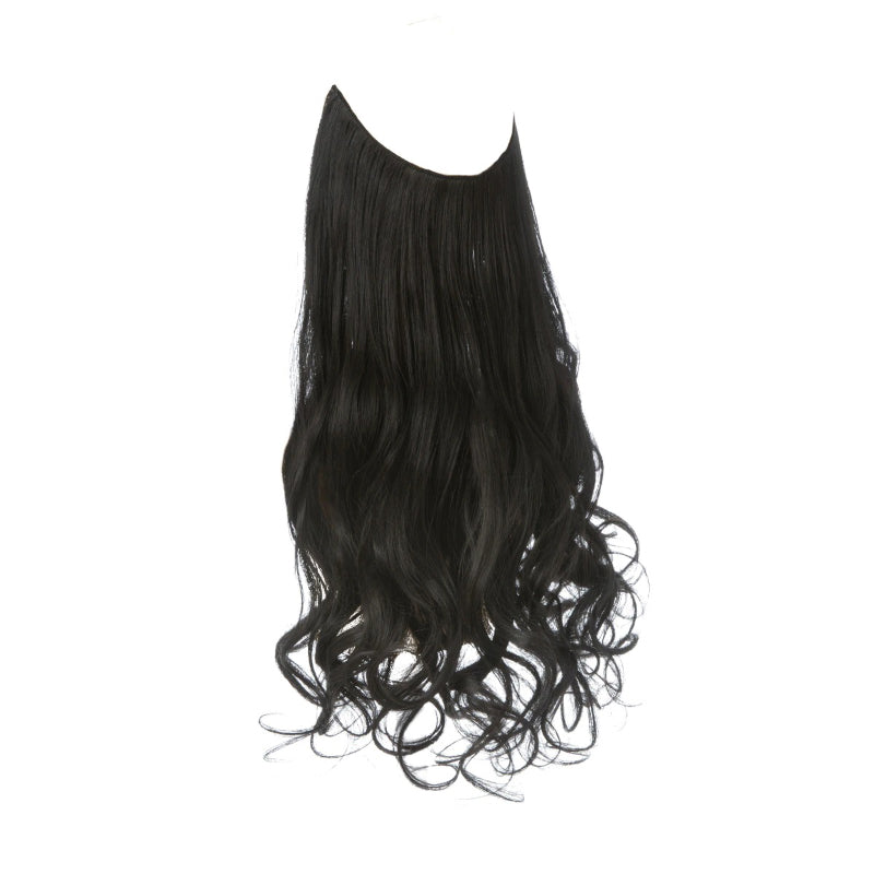 Women's Ombre Hair Wig Extensions Soft Wavy High-Temperature Fiber 18