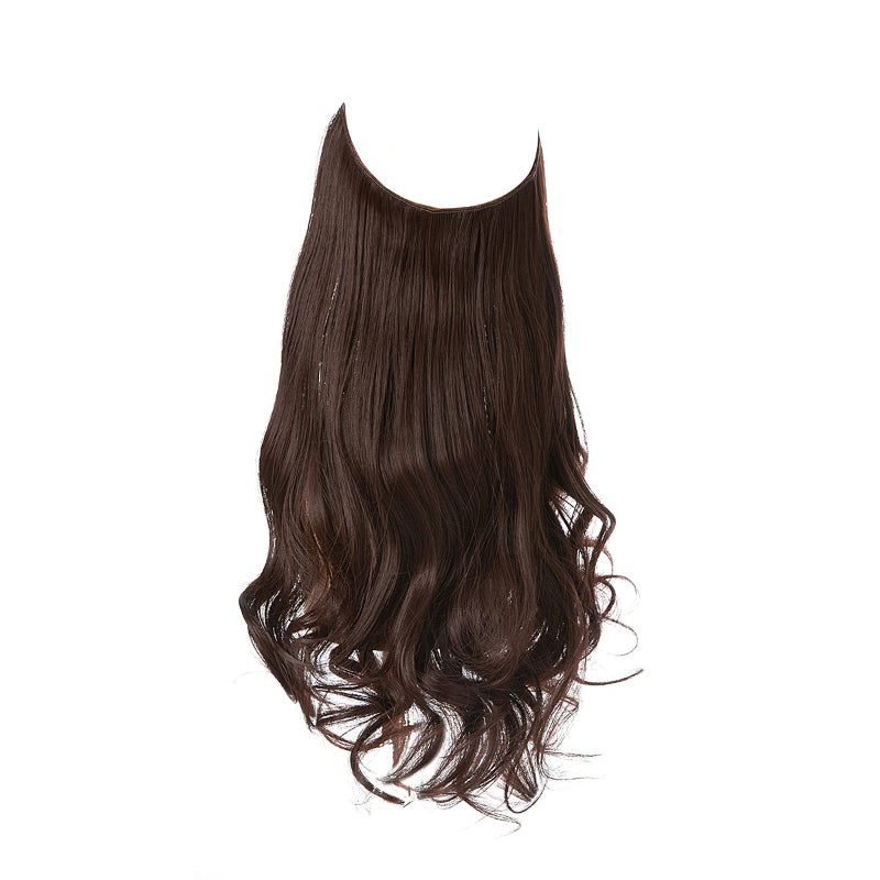 Women's Ombre Hair Wig Extensions Soft Wavy High-Temperature Fiber 22