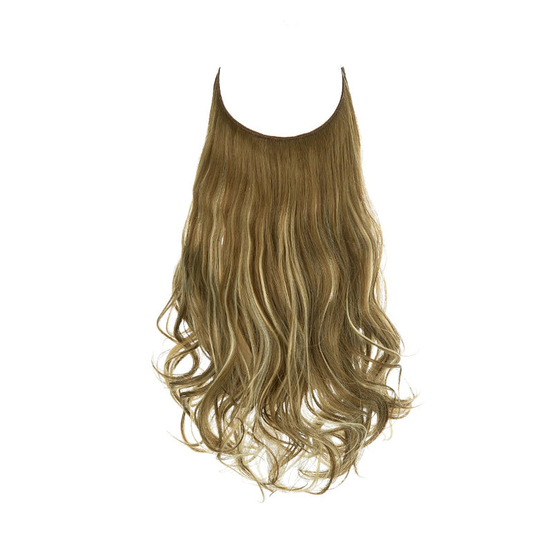 Women's Ombre Hair Wig Extensions Soft Wavy High-Temperature Fiber 30