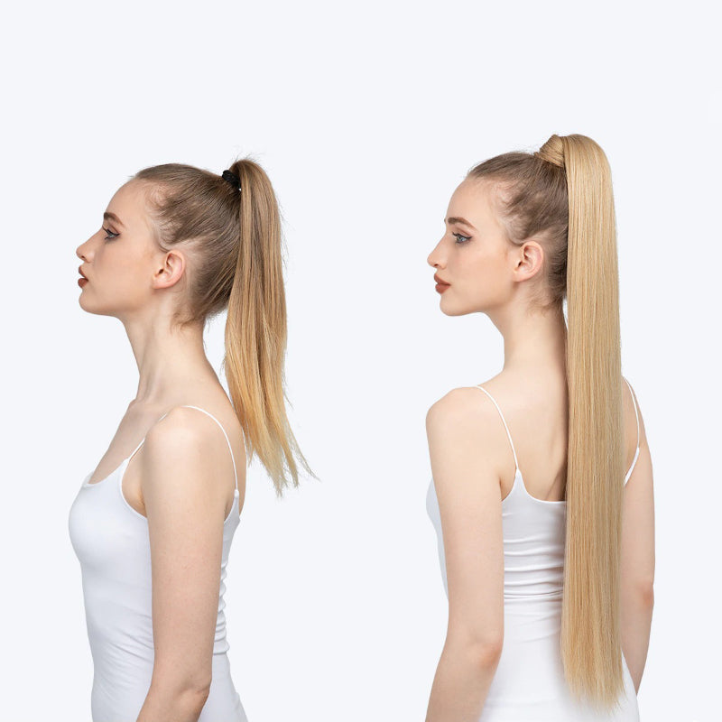 Women's Ponytail Extension Brown High-Temperature Fiber 1