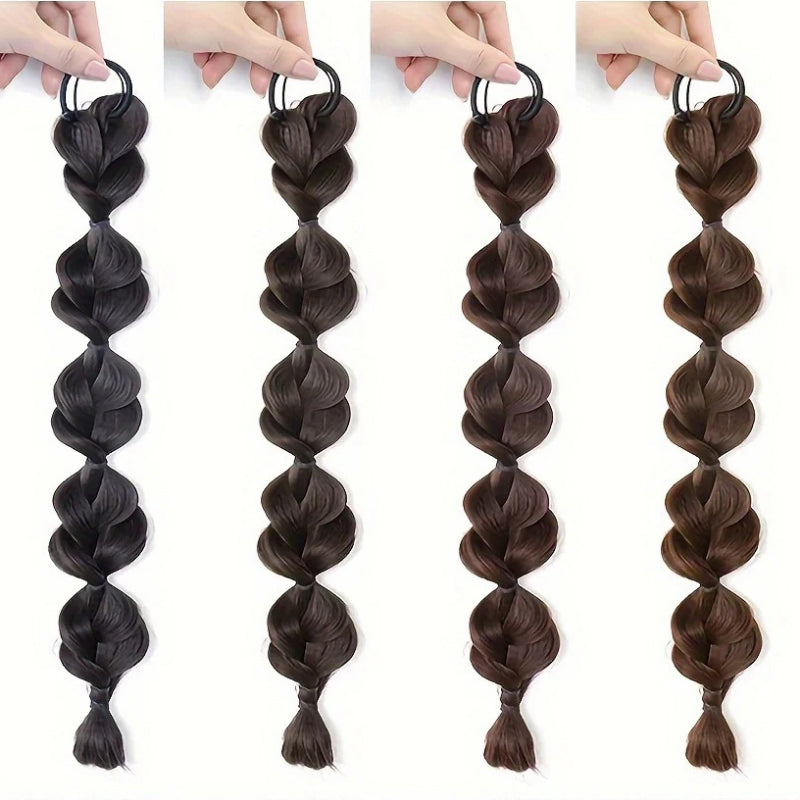 Women's Ponytail Extension Brown High-Temperature Fiber 40cm 2