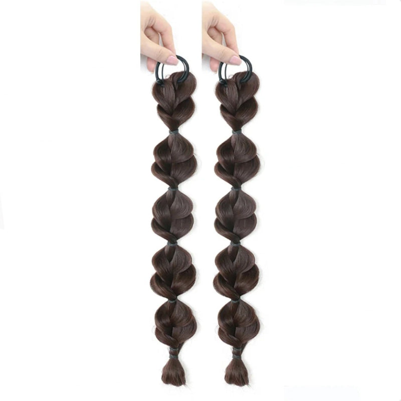Women's Ponytail Extension Brown High-Temperature Fiber 40cm 4