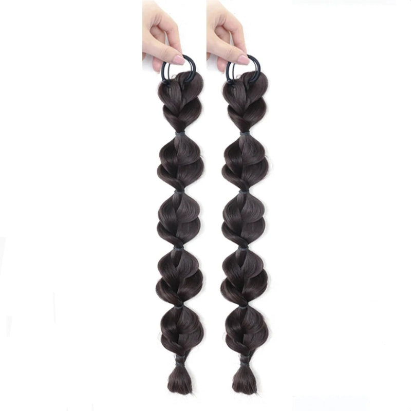 Women's Ponytail Extension Brown High-Temperature Fiber 40cm 8