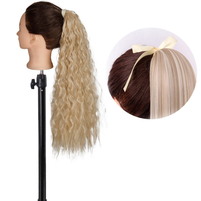 Women's Ponytail Extension Long Straight High-Temperature Fiber 18