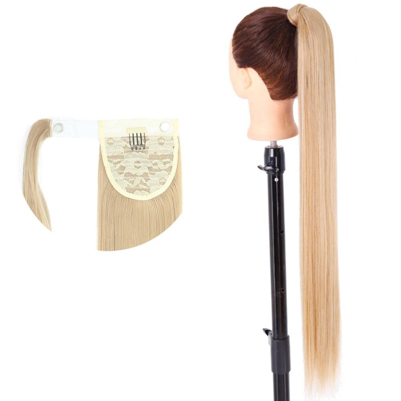 Women's Ponytail Extension Long Straight High-Temperature Fiber 20