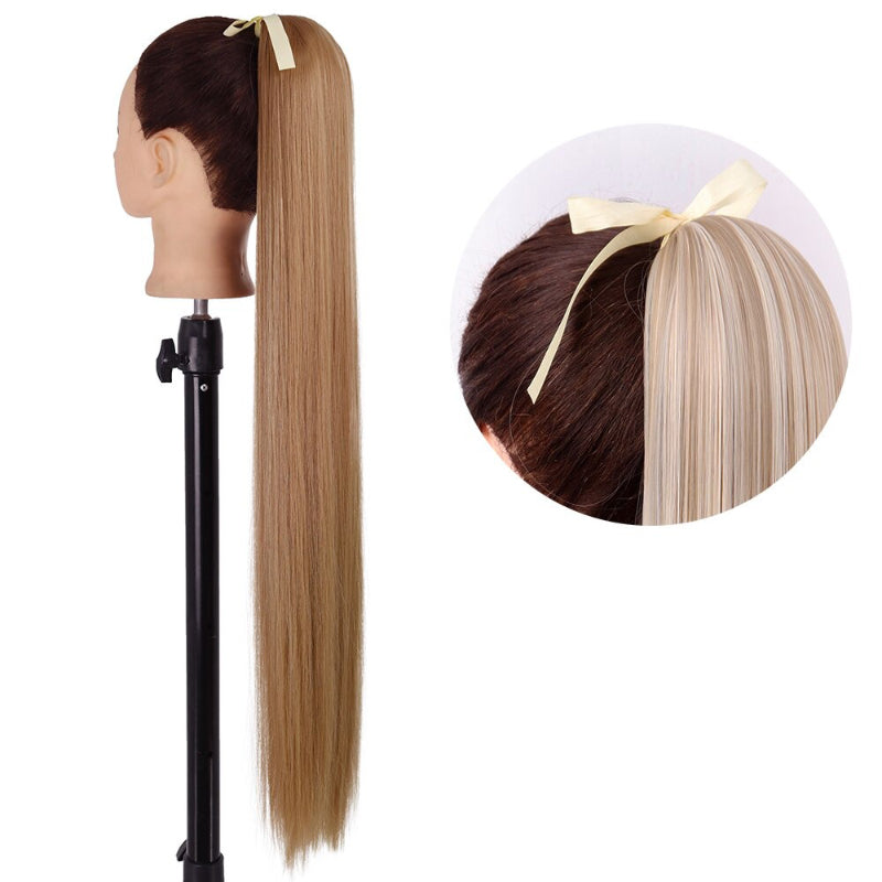 Women's Ponytail Extension Long Straight High-Temperature Fiber 26