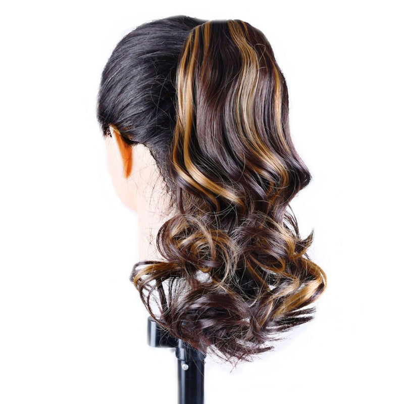 Women's Ponytail Extensions Short Curly High-Temperature Fiber 16